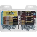 Borefast 3/16 in. D X Assorted in. L Steel Pan/Wafer Head Full Bore Product Kit 72 pc, 3PK 377638